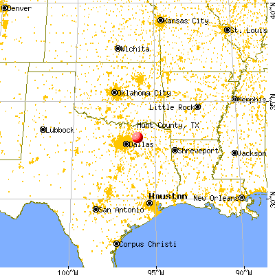 Hunt Texas Map