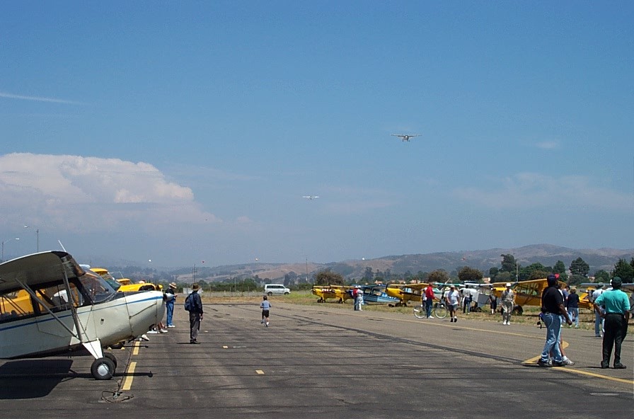 Lompoc, CA : Scene from 2001 at Lompoc, CA Airport Fly-In