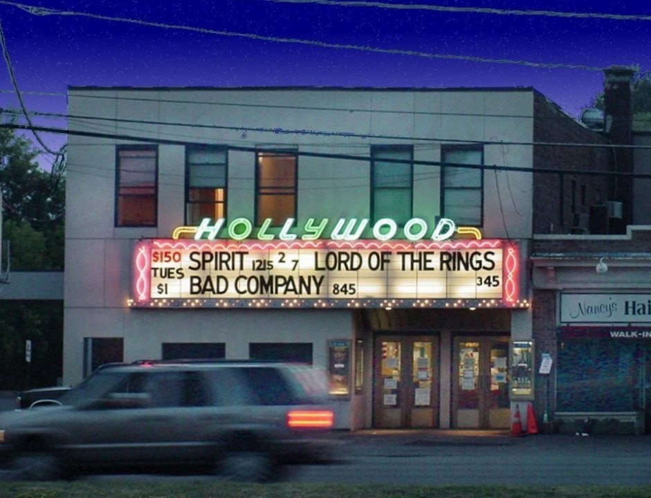Syracuse, NY : Hollywood movie theater in Mattydale. (suburb of Syr
