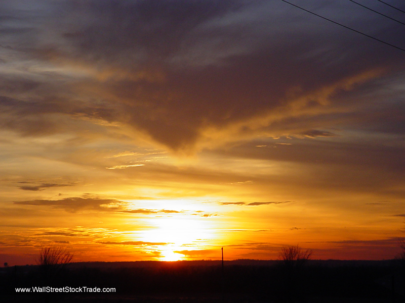 Paola, KS : 2003 New Years Eve Backyard SunSet photo By John Ramirez Paola Kansas