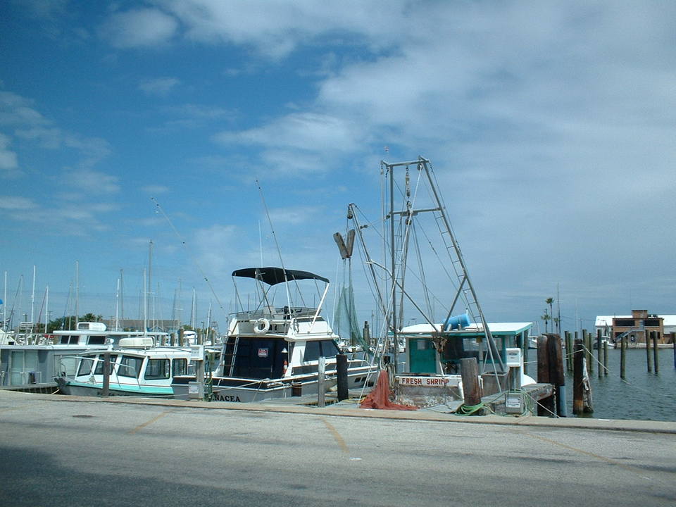 Rockport, TX : fishing docks