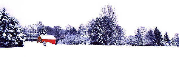 Galway, NY : Winter in Galway, New York