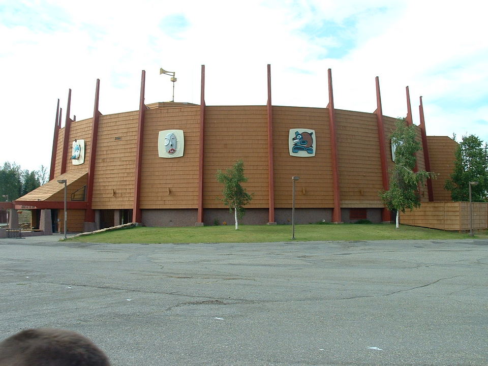Fairbanks, AK: Exhibition Hall in Pioneer Park, Fairbanks