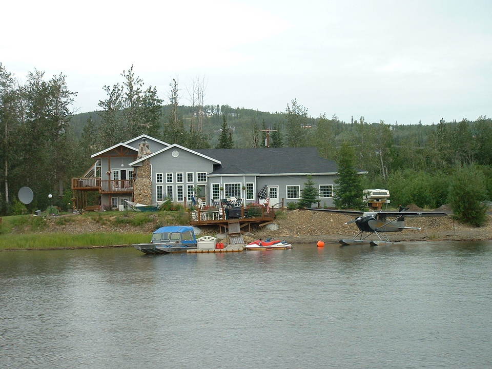 Fairbanks, AK: Houses along the Chena River, Fairbanks