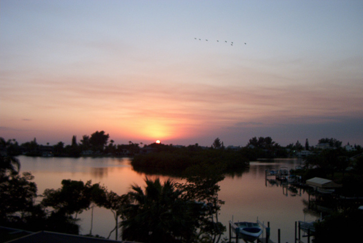 Bonita Springs, FL : Sunset on Little Hickory Island, Bonita Beach, FL