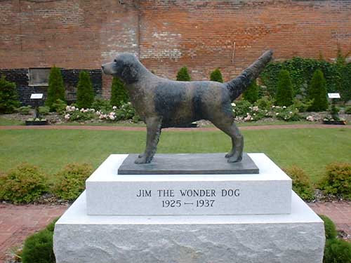 Marshall, MO: Jim the Wonder Dog Memorial Garden Statue-Featured on Randcentertainment.com
