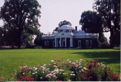 Charlottesville, VA: Thomas Jefferson's Monticello...the famous "Nickel" side