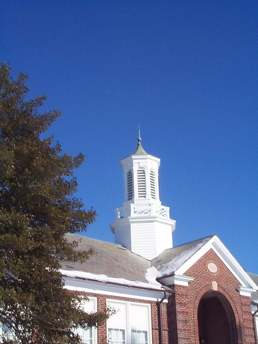 Delaware City, DE: cupola on the community center, formally Delaware City School