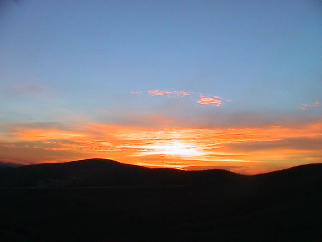 Chino Hills, CA : Sunset in Chino Hills