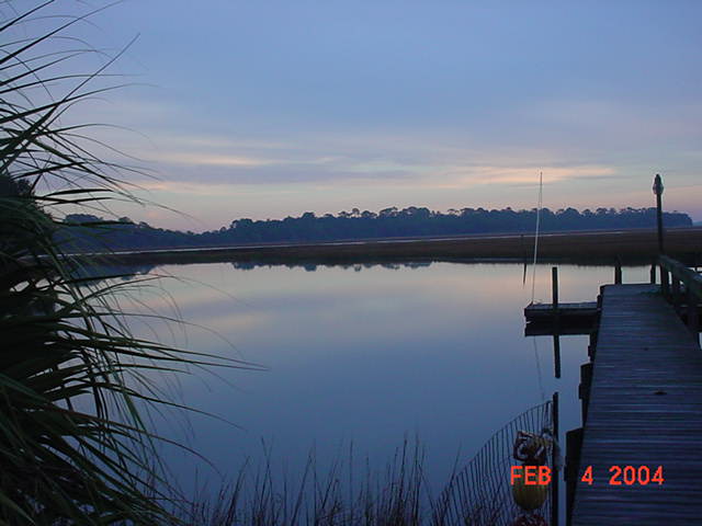 Fernandina Beach, FL : Just before sunrise