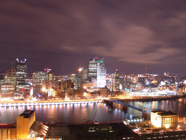 Pittsburgh, PA: View of Downtown Pittsburgh from Mt. Washington (2004)