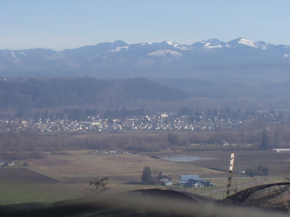 Orting, WA: The Orting Valley Looking East