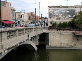 Watertown, WI : Looking east on Main Street in Watertown photo, picture