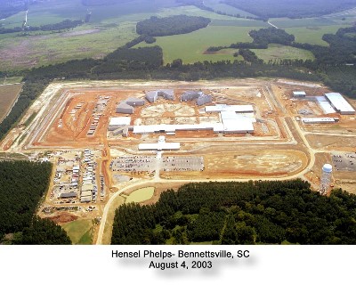 Bennettsville, SC : Ariel of New Federal Prison (FCI/FPC Bennettsville