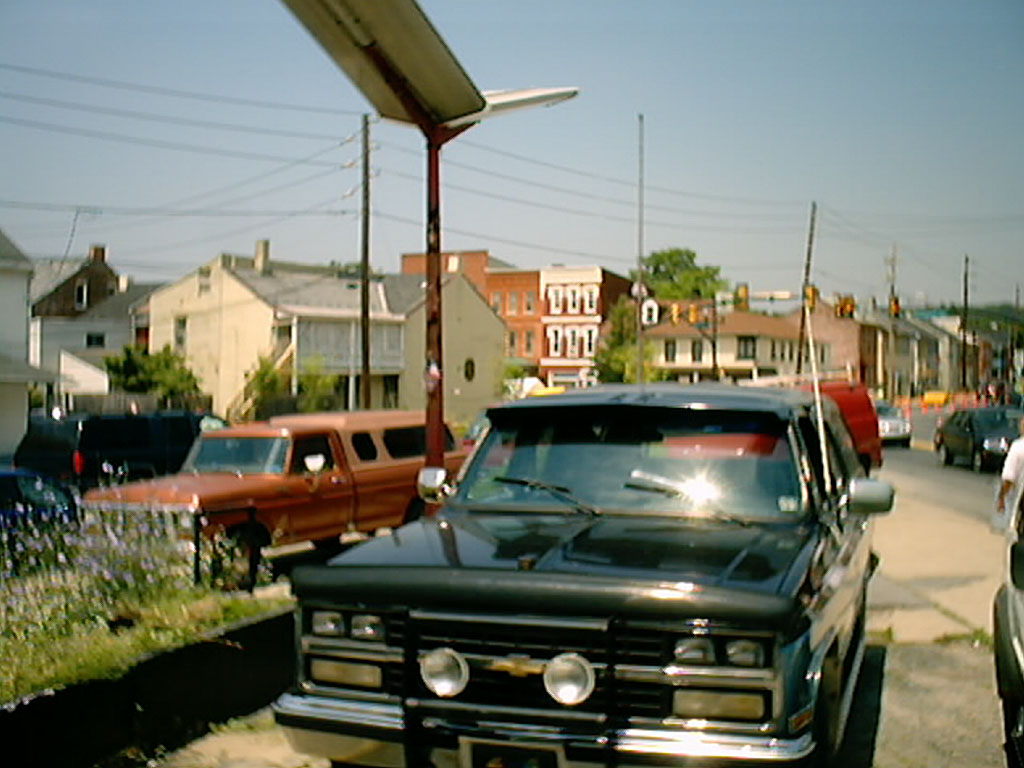 Columbia, PA : From 14 lancaster Avenue Looking Towards teh Town Square At 5th & Locust streets