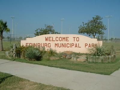 Edinburg, TX: Edinburg Municipal Park Sign