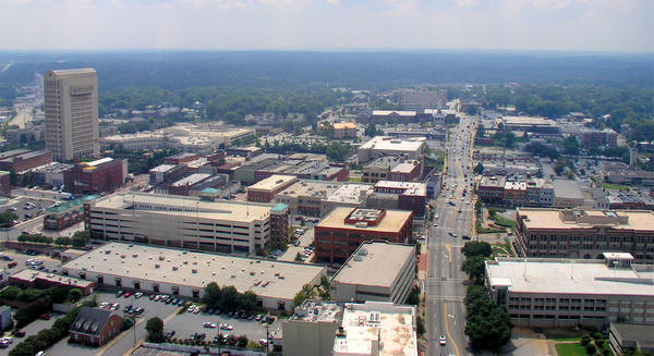 Spartanburg, SC : Old Downtown area