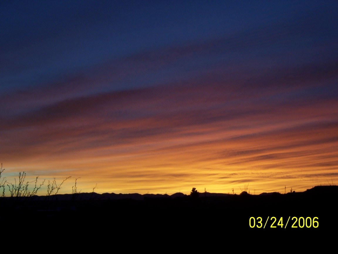 Elephant Butte, NM : Sunrise at Elephant Butte