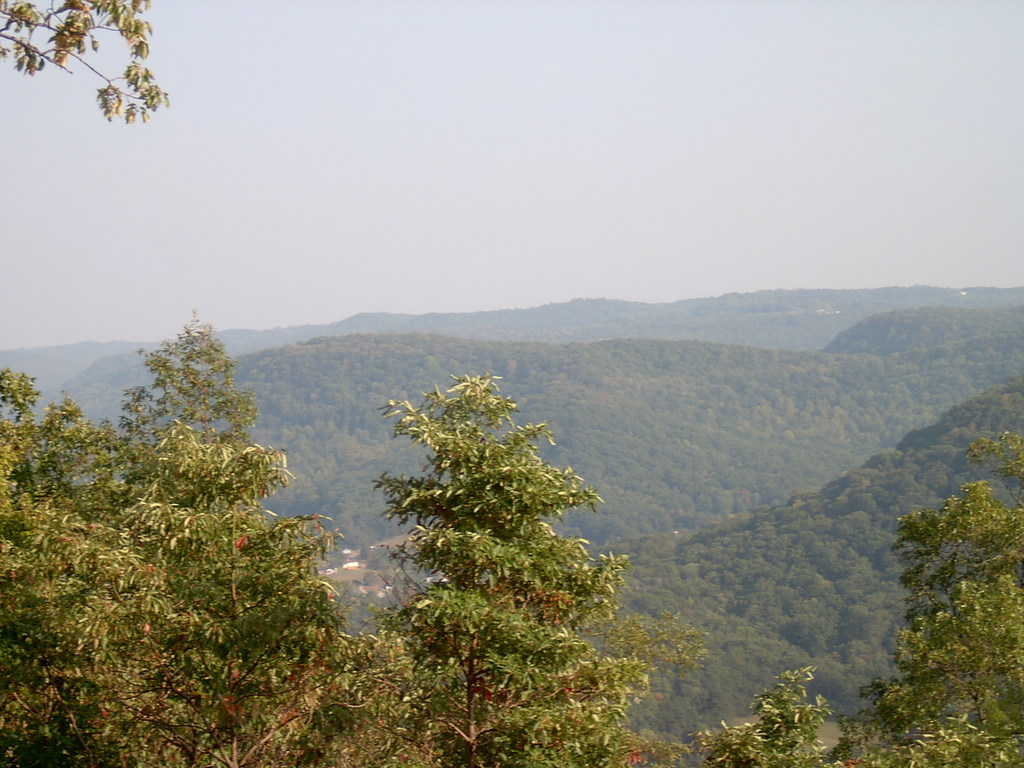 Berea, KY: Apalachian Mountains and small berea subdivision