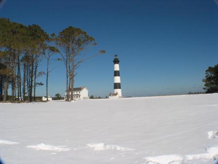Nags Head, NC: Bodie Island Lighthouse January '03