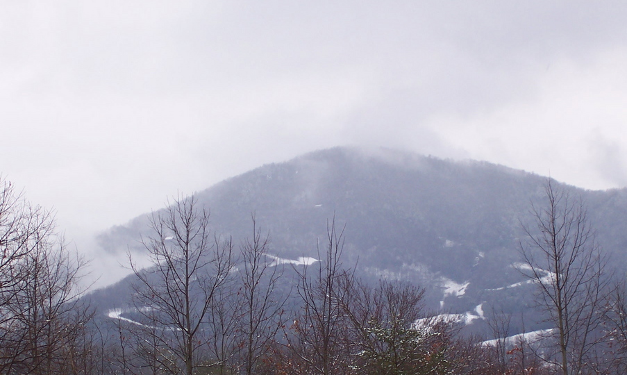 Black Mountain, NC: Snowy Black Mtn., NC, 2006