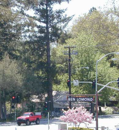 Ben Lomond, CA: Ben Lomond Town Sign
