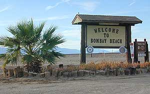 Bombay Beach, CA: Bombay Beach Town Sign