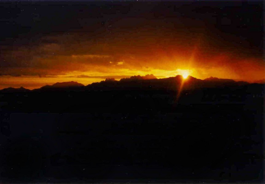 Las Cruces, NM: Sunrise Over the Organ Mountains