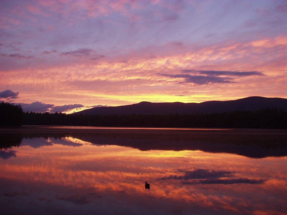 Moultonborough, NH Sunrise from Lee's Pond, Moultonborough photo