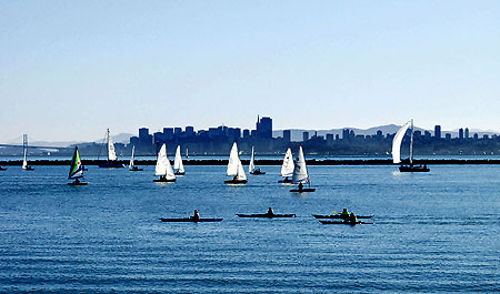 Richmond, CA : This is a picture from beautiful Seacliff at Point Richmond. A new luxury waterfront community by Toll Brothers.