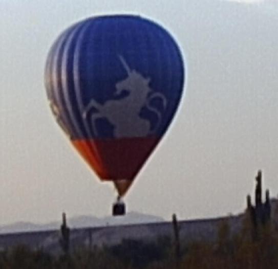 Peoria, AZ: Hot Air Balloon over Peoria