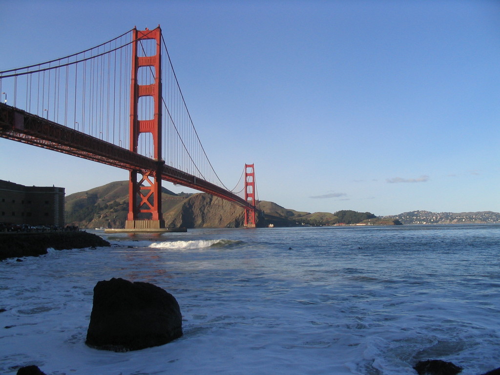 San Francisco Ca The Golden Gate Bridge Taken In Jan 2006 Photo