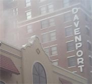 Spokane, WA : Davenport Hotel on a Foggy Spokane Day