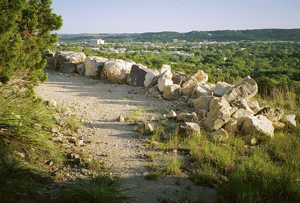 Kerrville, TX: Hilltop view of the city of Kerrville, Texas-Photo by Tim Lookingbill