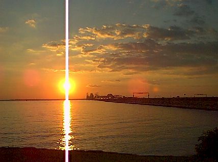 Stevensville, MD : Sunset from Stevensville (Kent Island)