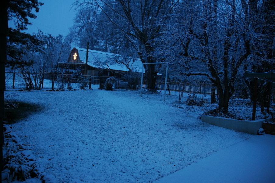 Talent, OR : Silent Night on the Farm in Talent