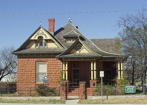 Big Spring, TX: Restored Victorian home of Joseph Potton family, circa 1901