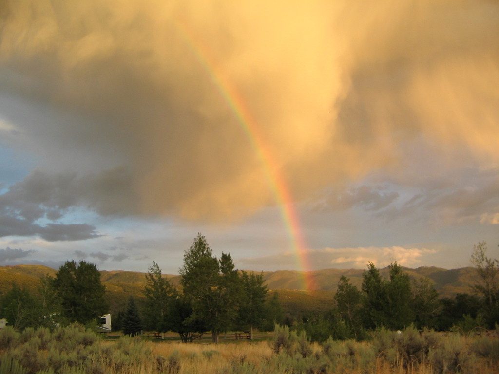 Fairview, UT at the end of the rainbow photo, picture, image (Utah