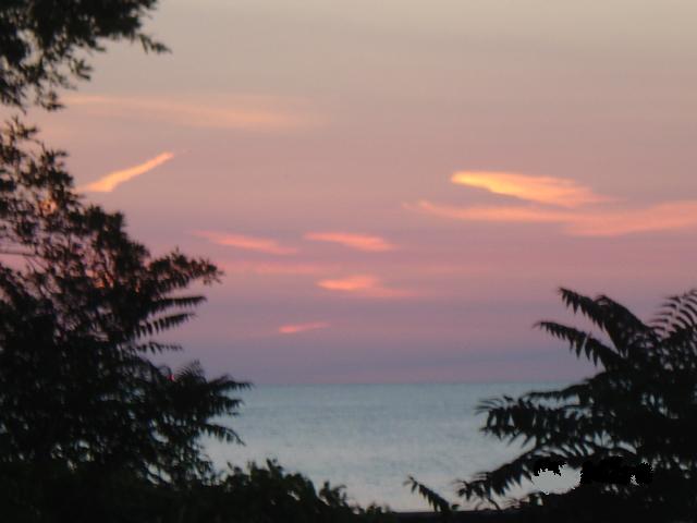 Wilson, NY : Wilson, New York--Lake Ontario Sunset in Sept.