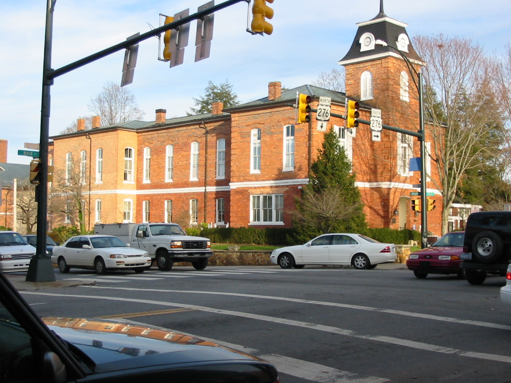 Brevard, NC: The Transylvania County Courthouse in beautiful downtown Brevard NC