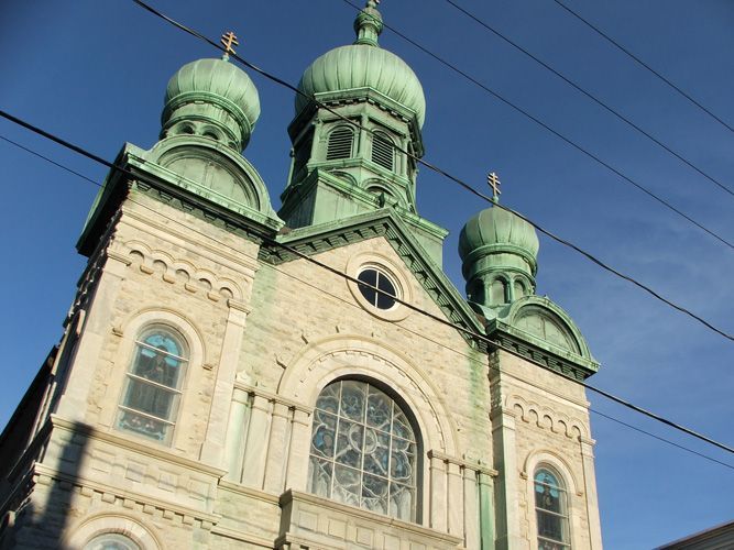 Shamokin, PA: The Ukranian Church on Shamokin Street.
