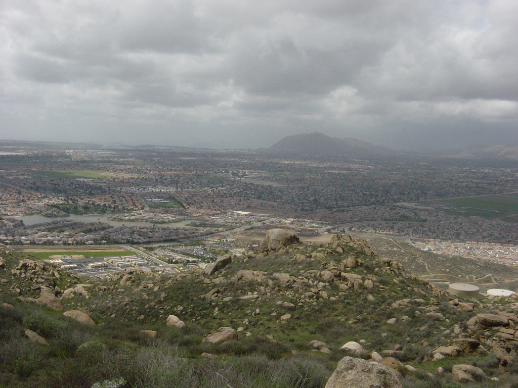 Moreno Valley, CA: From Top of Mt. Behind RCC
