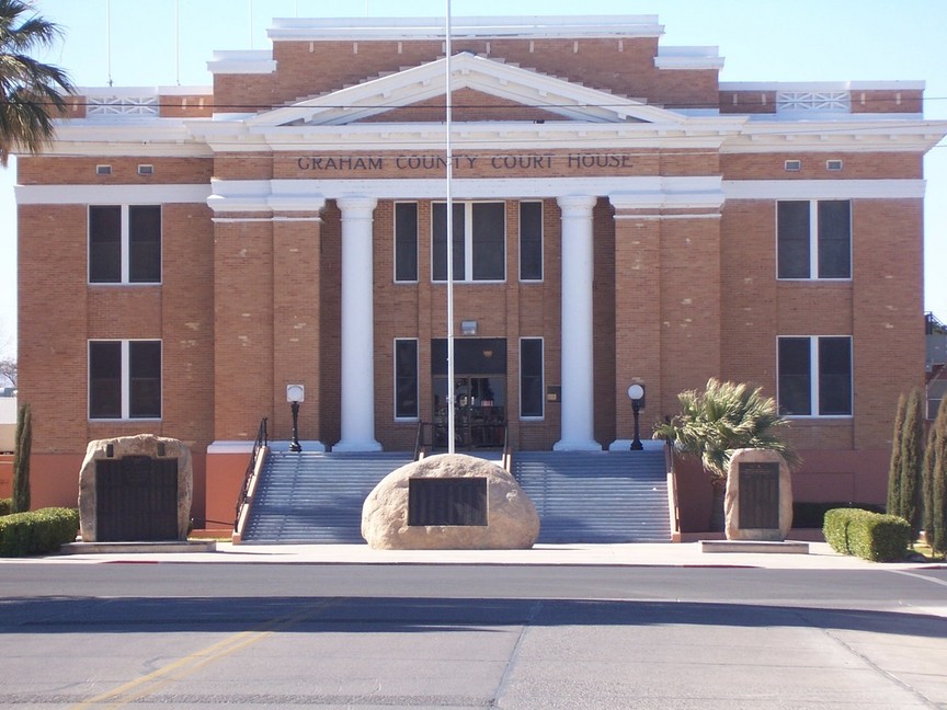 Safford AZ : Graham County Court House photo picture image (Arizona