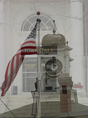 Rumford, ME : Front door Rumford Town Office
