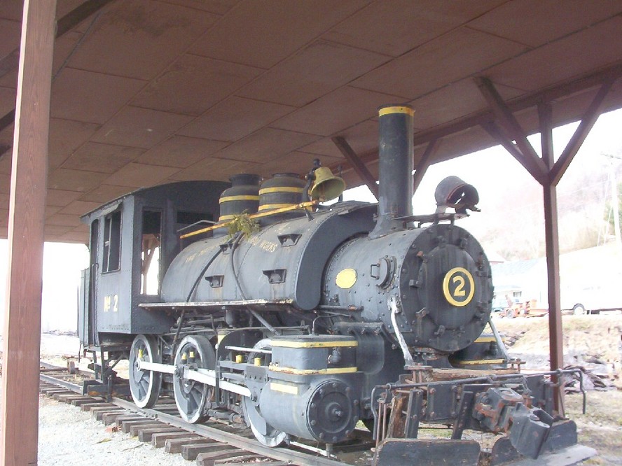 Saltville, VA : Mathieson Alkali Works Engine #2, located in Saltville, VA, as a museum piece