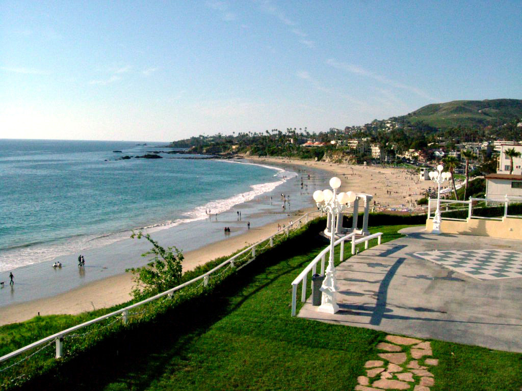 Laguna Beach, CA : View of Main Beach