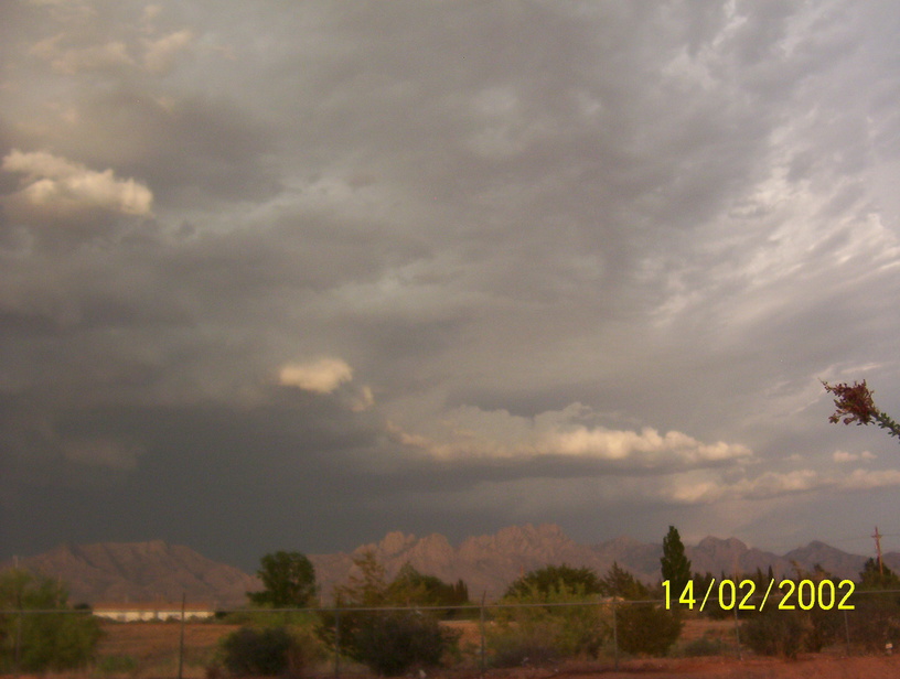 Las Cruces, NM : Severe Thunder Storm over the Organ Mts on May 14th 2006