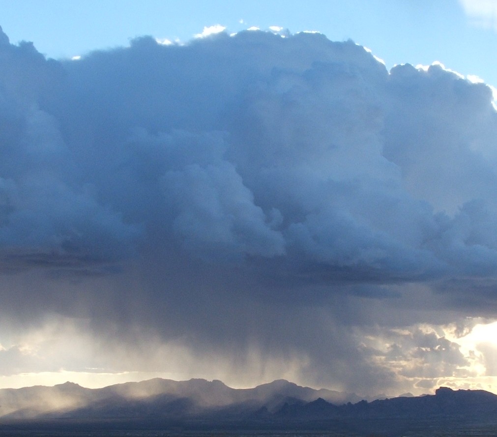 Kingman, AZ: Storm over Golden Valley