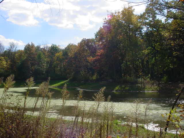 Sycamore, IL : The path around Heron Creek in Sycamore, Illinois