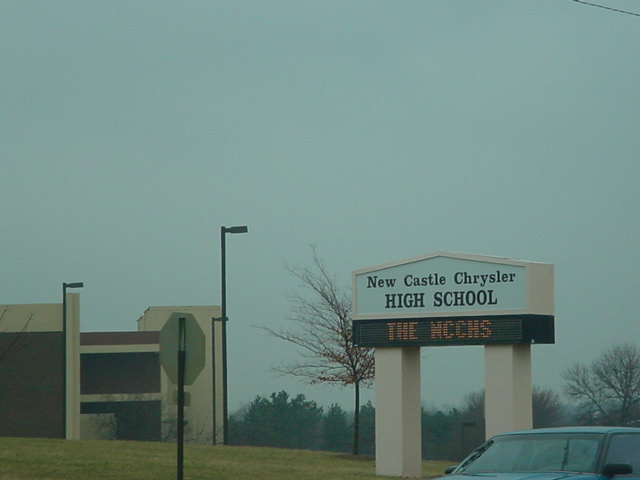 New Castle, IN: New Castle High School in New Castle, Indiana